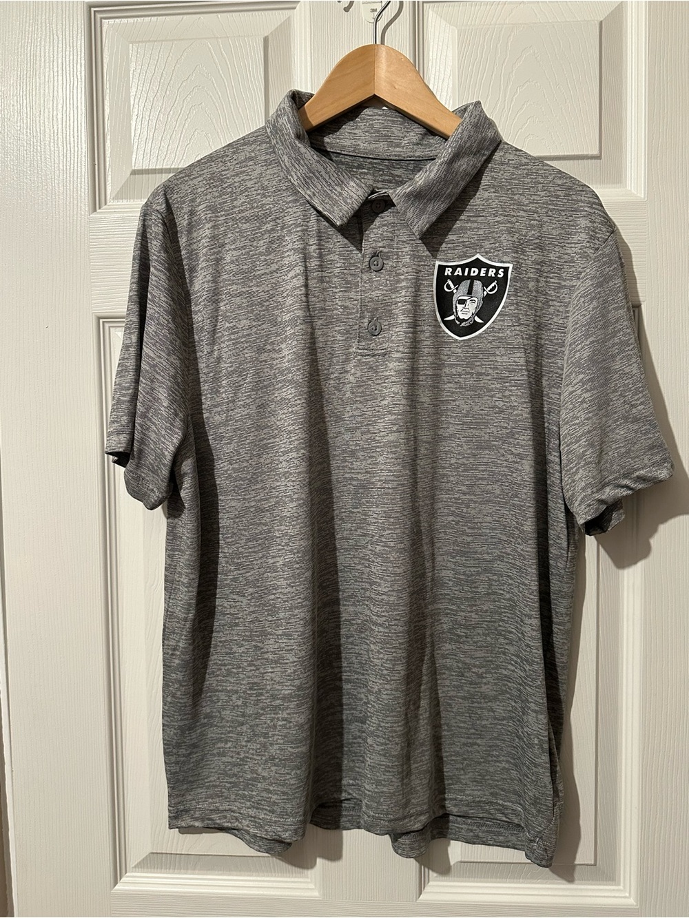 Team Apparel Gray Heather Raiders Polo Shirt - Men